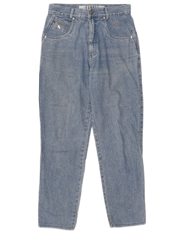 Vintage Damen Tapered Jeans EU 38 Medium W30 L27 Blaue Baumwolle
