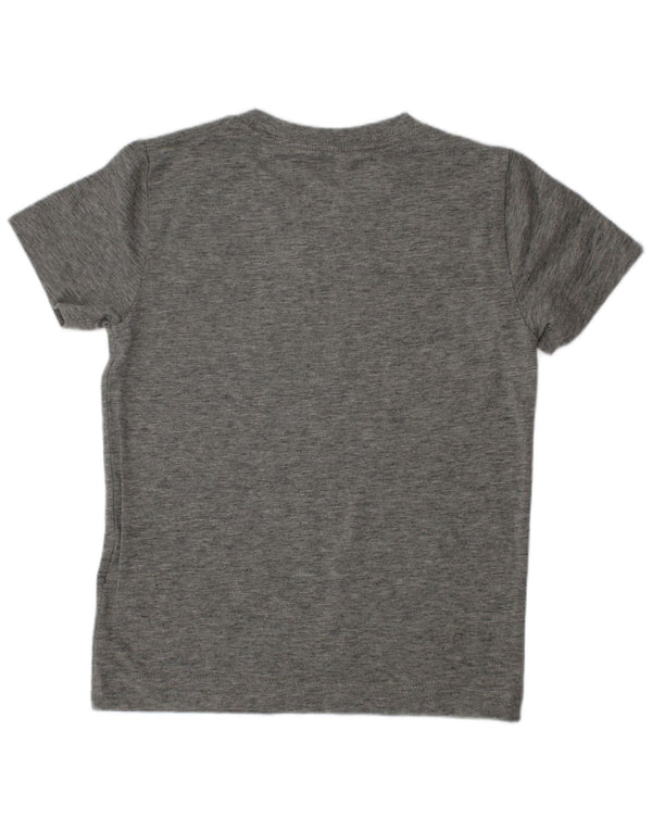 Converse Grafik-T-Shirt für Jungen, 5–6 Jahre, mittelgraue Baumwolle