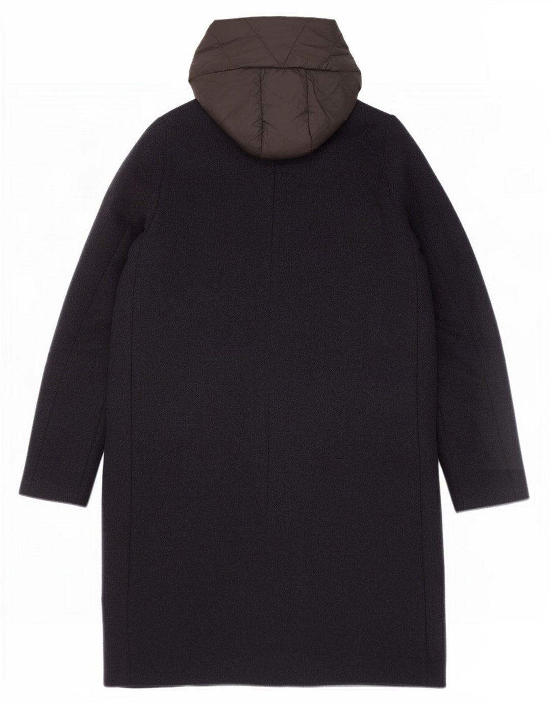 Superdry Wattierter Mantel mit Kapuze für Damen, UK 10, Größe S, Marineblau, Polyester