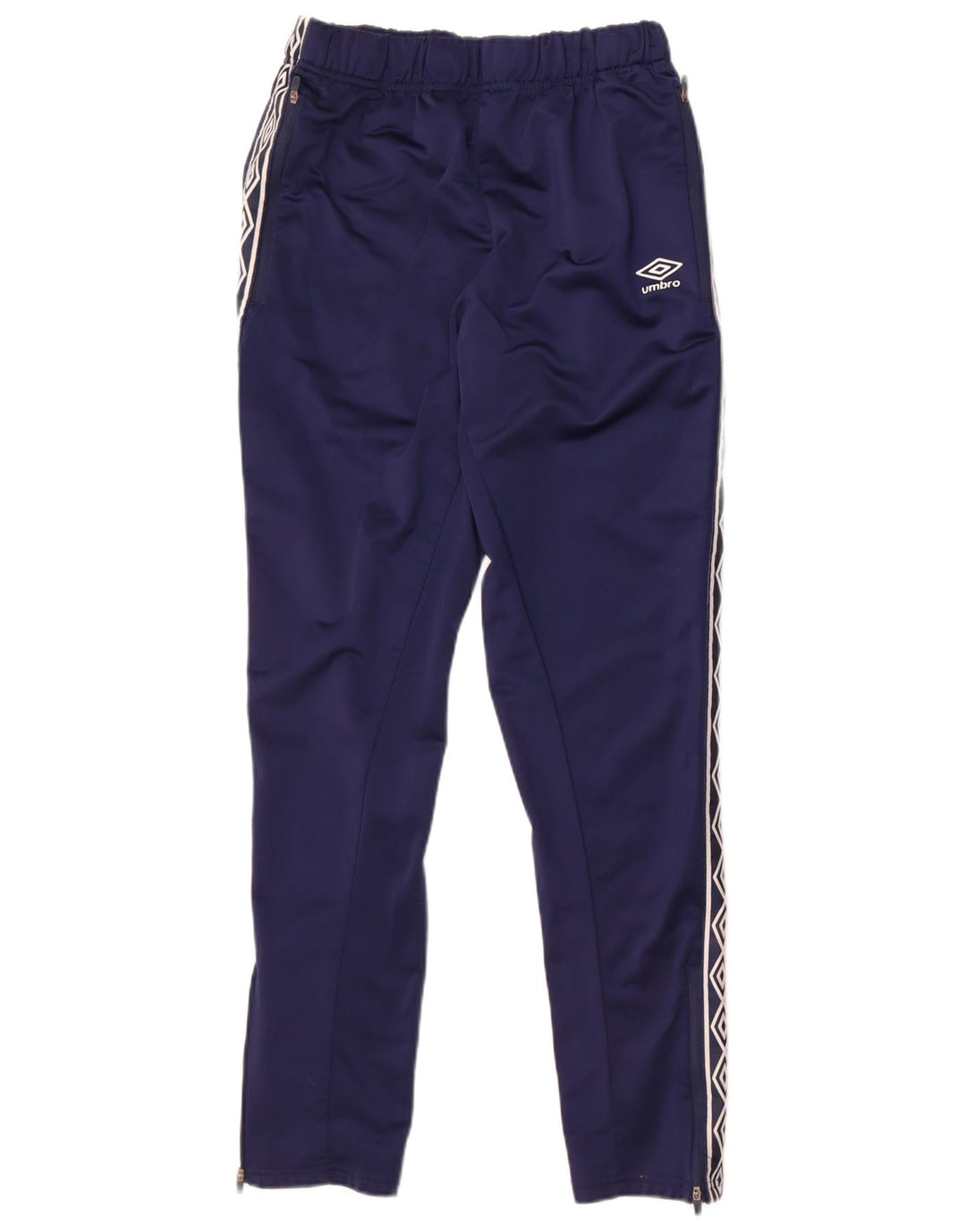 Umbro Herren-Trainingshose mit Grafik, groß, marineblaues Polyester
