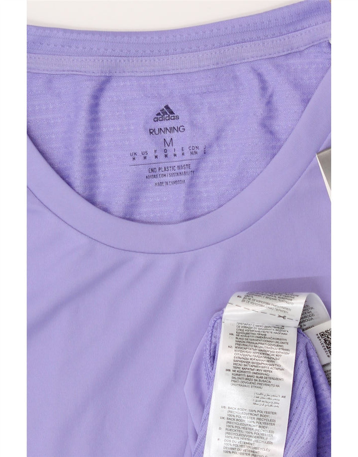 Adidas Herren Aeroready T-Shirt Top Medium Lila Polyester