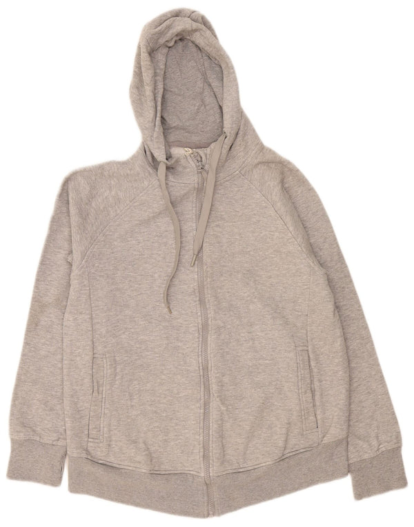 Mountain Warehouse Damen-Kapuzenpullover mit Reißverschluss, UK 12, mittelgrau meliert