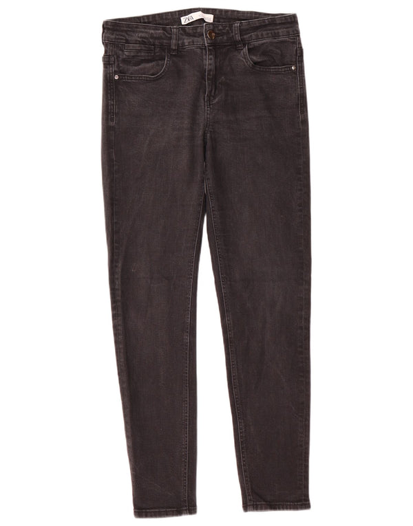 Zara Damen Skinny Jeans EU 38 Small W28 L28 Grau