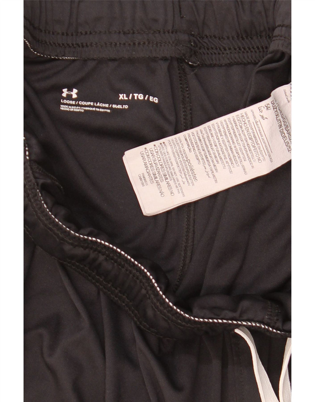 Under Armour Herren-Sportshorts, großes, schwarzes Polyester