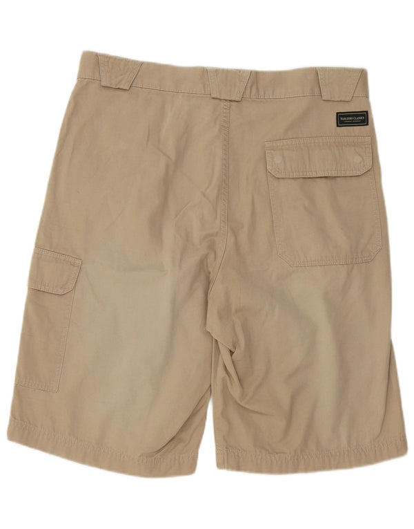 Marlboro Classics Mens Cargo Shorts EU 52 XL W36 Beige Cotton