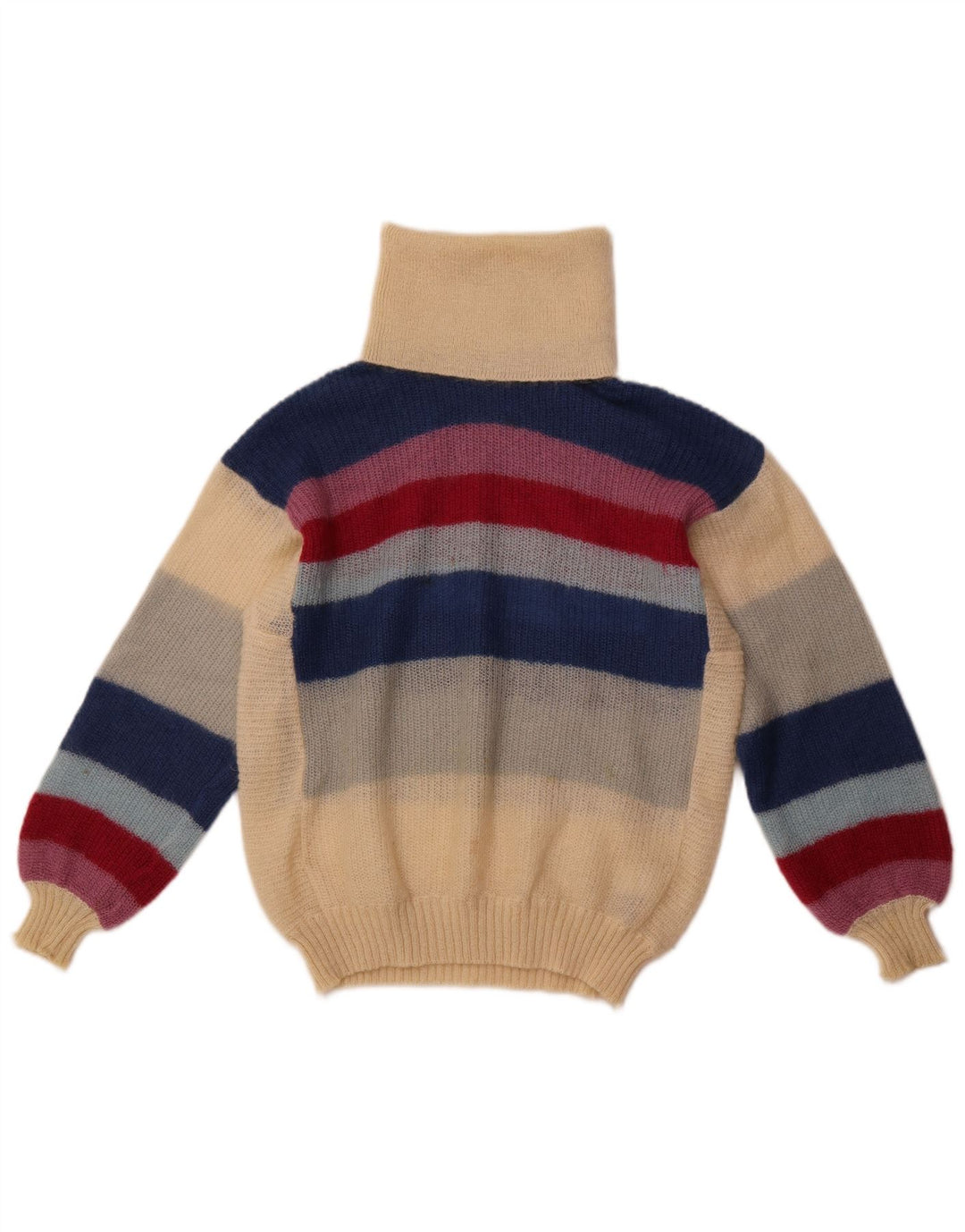 ALDO Damen Rollkragenpullover, EU 42, groß, mehrfarbig gestreift