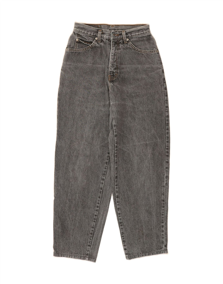 BIG STAR Womens High Rise Tapered Jeans W26 L30 Grey Vintage Big Star and Second-Hand Big Star from Messina Hembry 