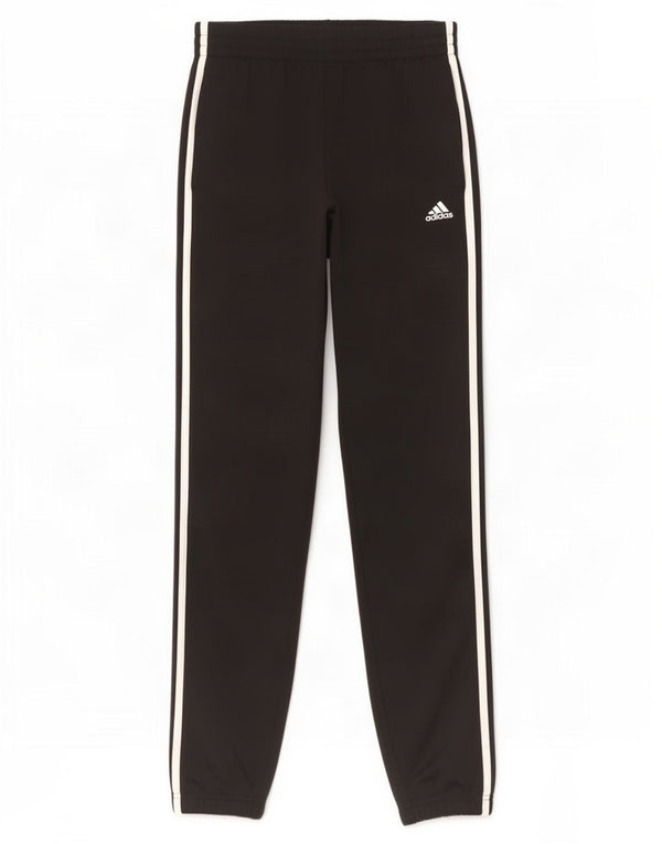 Adidas Jungen-Trainingshose, Jogginghose, 13–14 Jahre, schwarzes Polyester