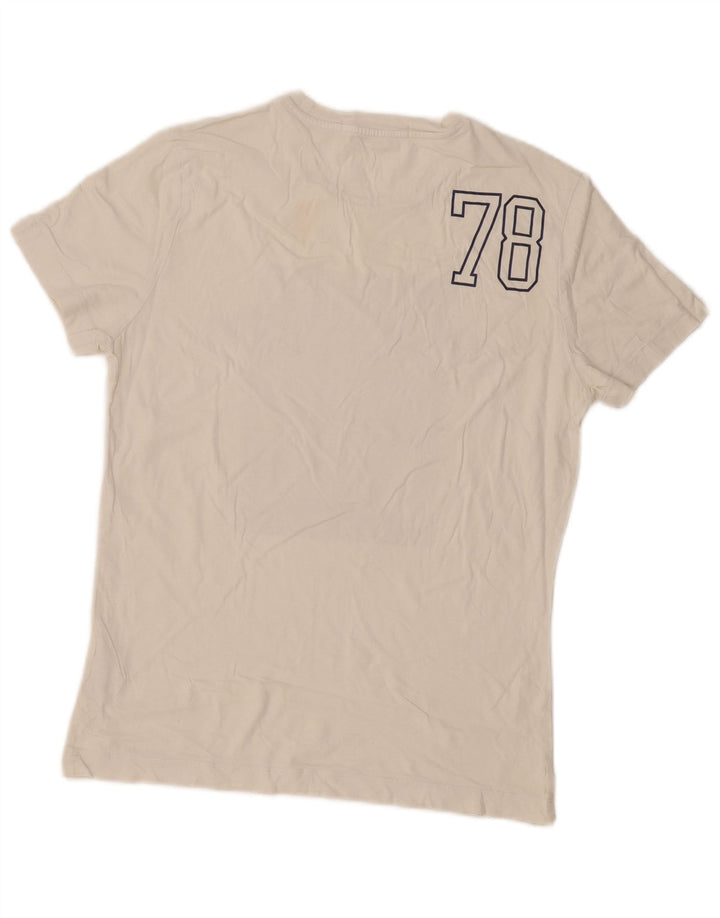 Calvin Klein Jeans Herren-T-Shirt mit Grafik, mittelweiße Baumwolle