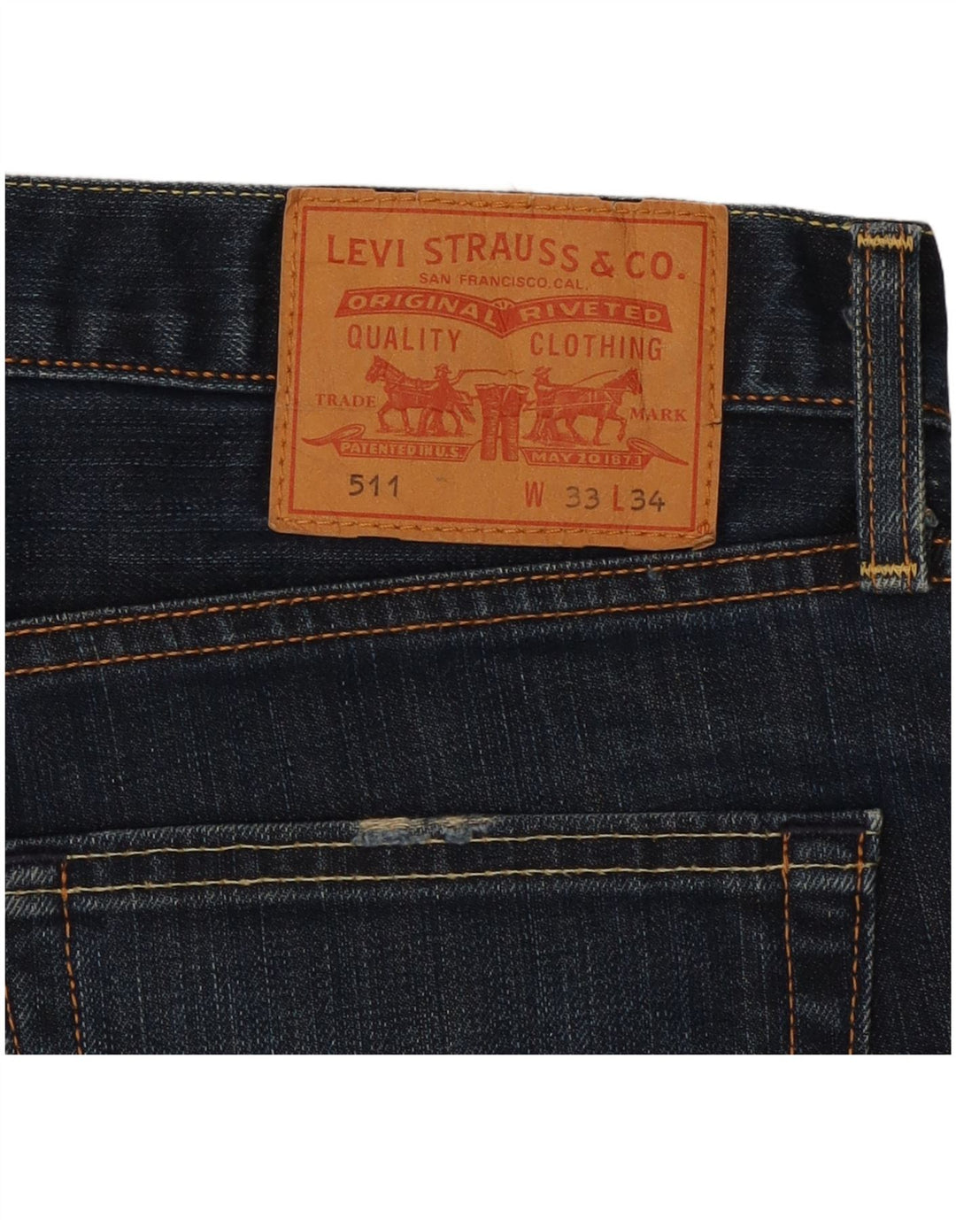 LEVI'S Herren 511 Slim Jeans W33 L28 Blau
