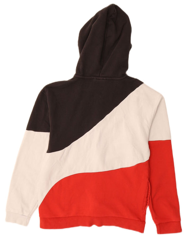Puma Jungen-Kapuzenpullover mit Reißverschluss, 13–14 Jahre, mehrfarbig, Colourblock-Baumwolle