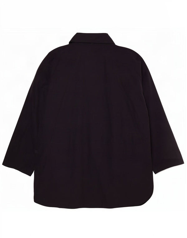 Vintage Damen Poncho Mantel UK 14 Medium Marineblau