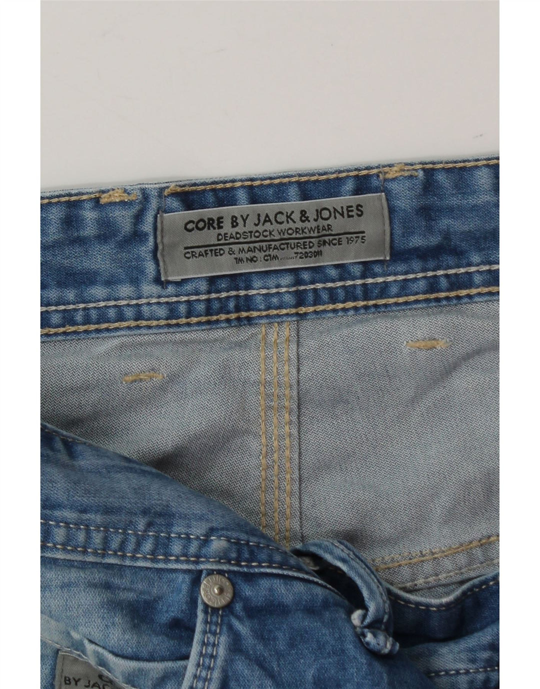 JACK & JONES Mens Core Slim Jeans W34 L32 Blue Vintage Jack & Jones and Second-Hand Jack & Jones from Messina Hembry 