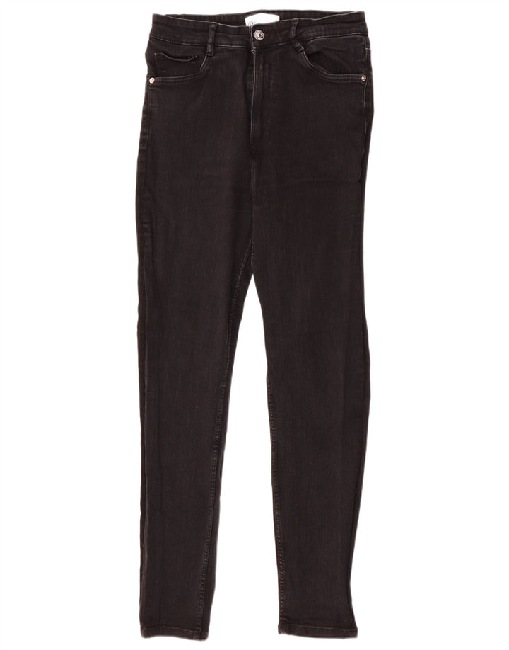 Zara Damen Skinny Jeans EU 40 Medium W30 L27 Schwarz