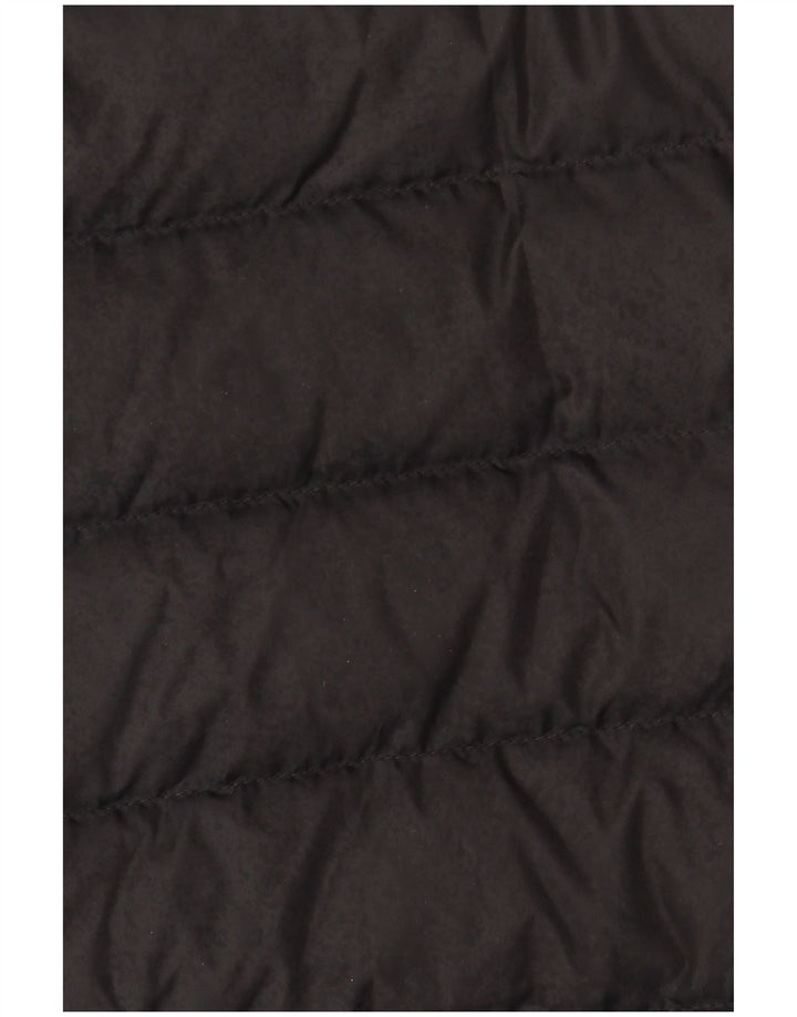Tommy Hilfiger Wattierter Damenmantel mit Kapuze, UK 10, Größe S, Schwarz, Polyester