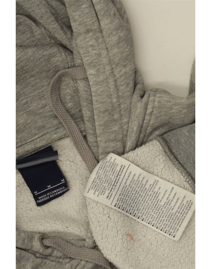 Nike Herren-Kapuzenpullover mit Grafik, mittelgrau gefleckte Baumwolle