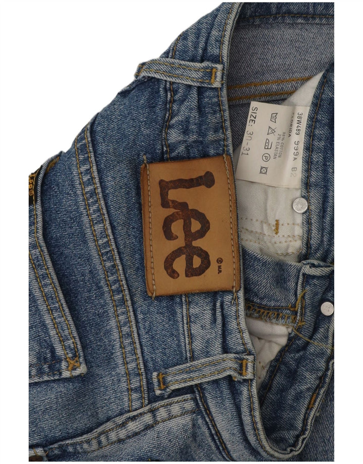 LEE Damen Slim Jeans W30 L31 Blaue Baumwolle