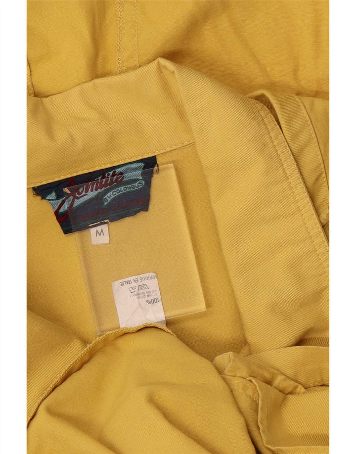 Colombus Herren-Utility-Jacke mit Kapuze, UK 38, mittelgelbe Baumwolle