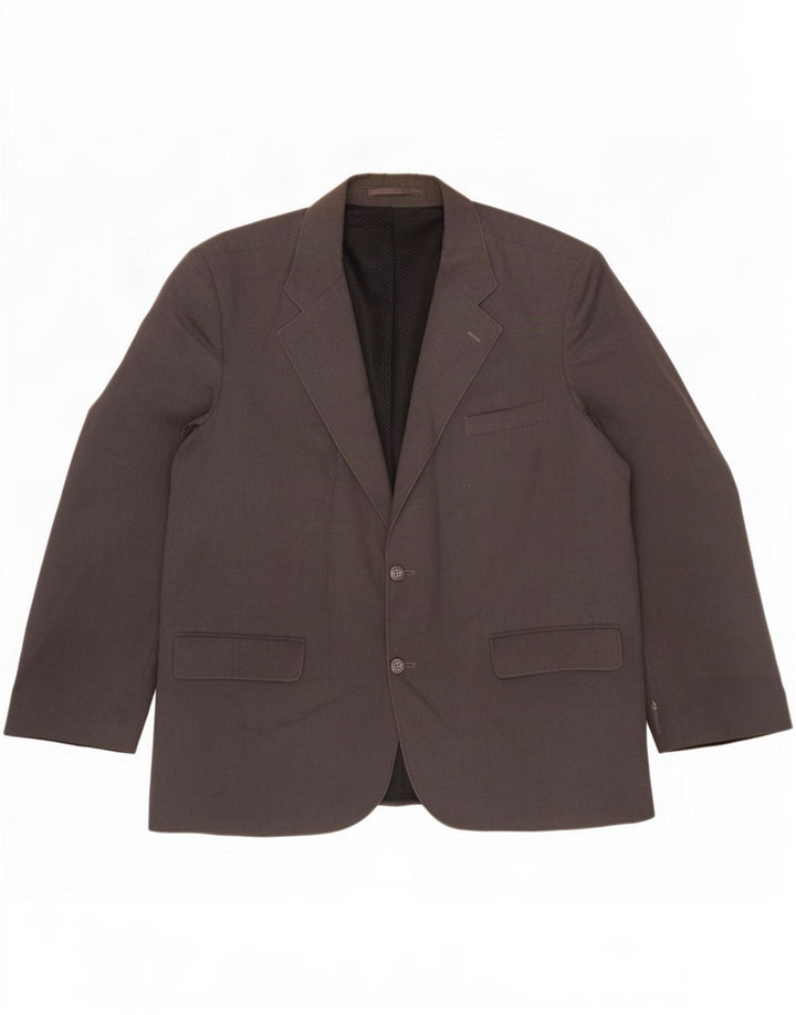 Rohan Herren-Blazer mit 2 Knöpfen, UK 44, 2XL, graues Polyester