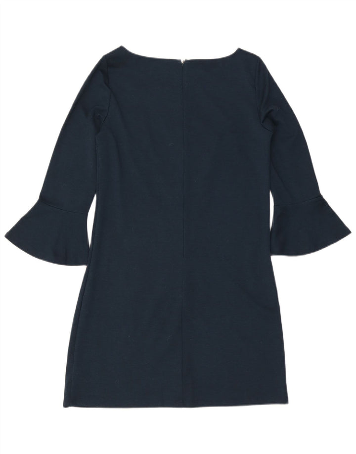 Gap Damen-Etuikleid mit 3/4-Ärmeln, Größe S, Marineblau, Polyester