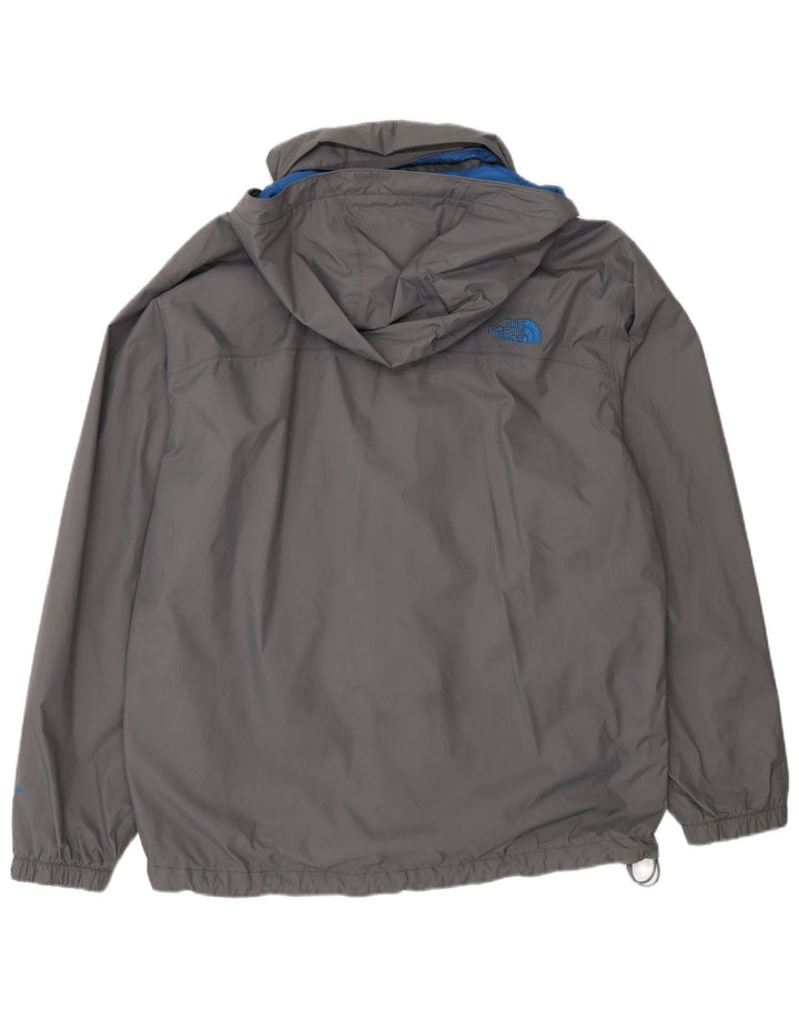 THE NORTH FACE Herren-Regenjacke mit Kapuze, UK 38, mittelgraues Nylon