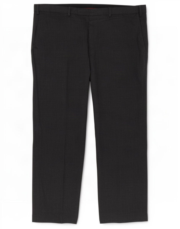 Marks & Spencer Herren-Freizeithose mit normaler Passform, W42, L29, Grau, Polyester