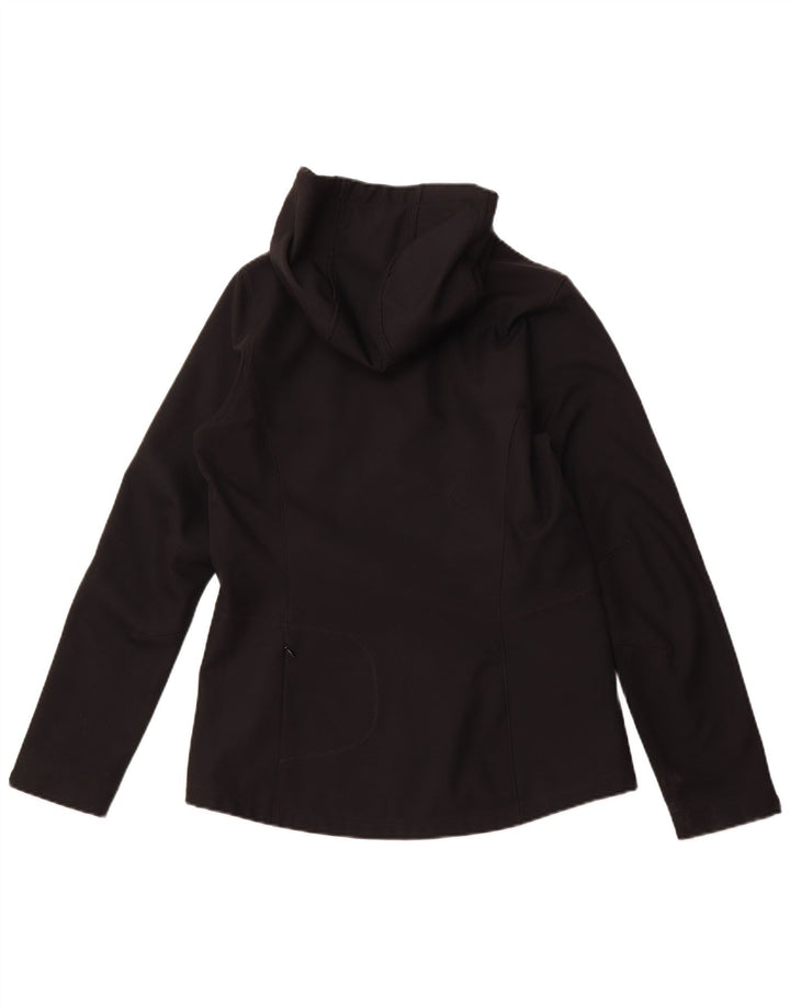 O'NEILL Damen-Windbreakerjacke mit Kapuze, UK 14, Größe L, Schwarz, Polyester
