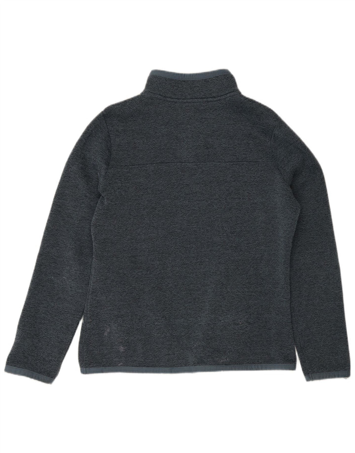 Weird Fish Damen-Sweatshirt mit Reißverschluss am Hals, UK 12, mittelgrau, Polyester