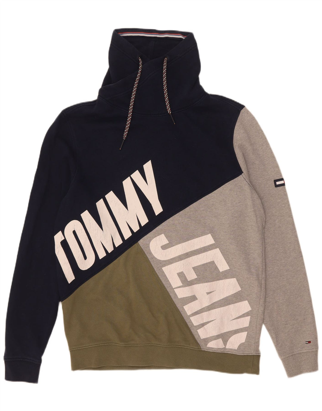 Tommy Hilfiger Herren-Sweatshirt mit Grafik, XL, mehrfarbig, Farbblock