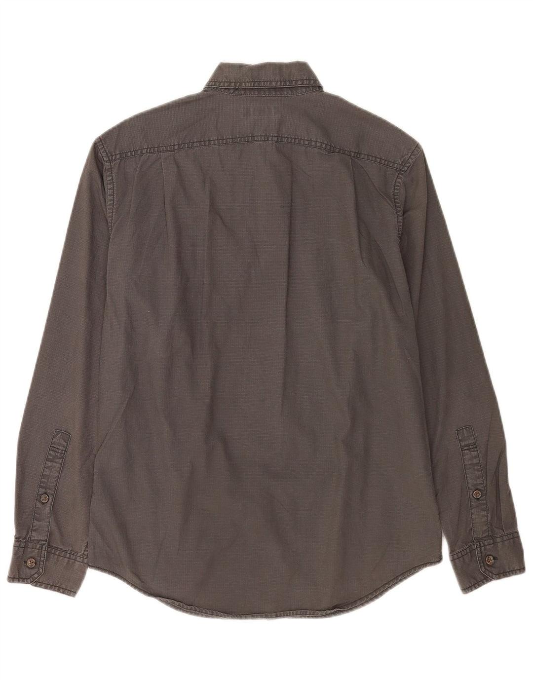 Eddie Bauer Herren-Hemd mit klassischer Passform, Größe S, Grau, Baumwolle