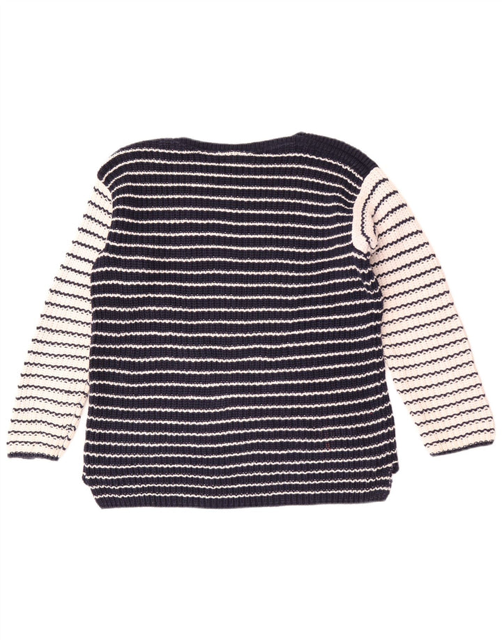 Marks & Spencer Damen-Pullover mit U-Boot-Ausschnitt, Gr. 14, mittleres Marineblau