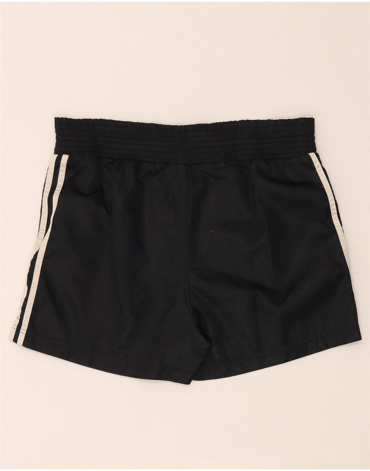 Adidas Damen Sportshorts UK 10 Small Schwarz Polyamid