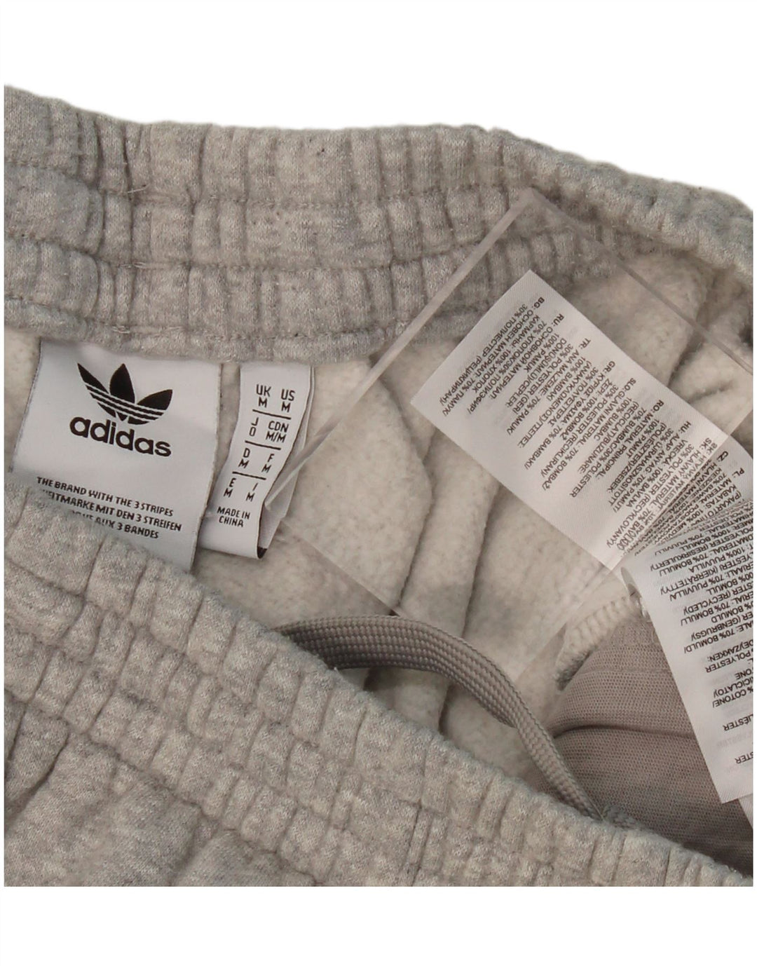 ADIDAS Mens Sport Shorts Medium  Grey Cotton