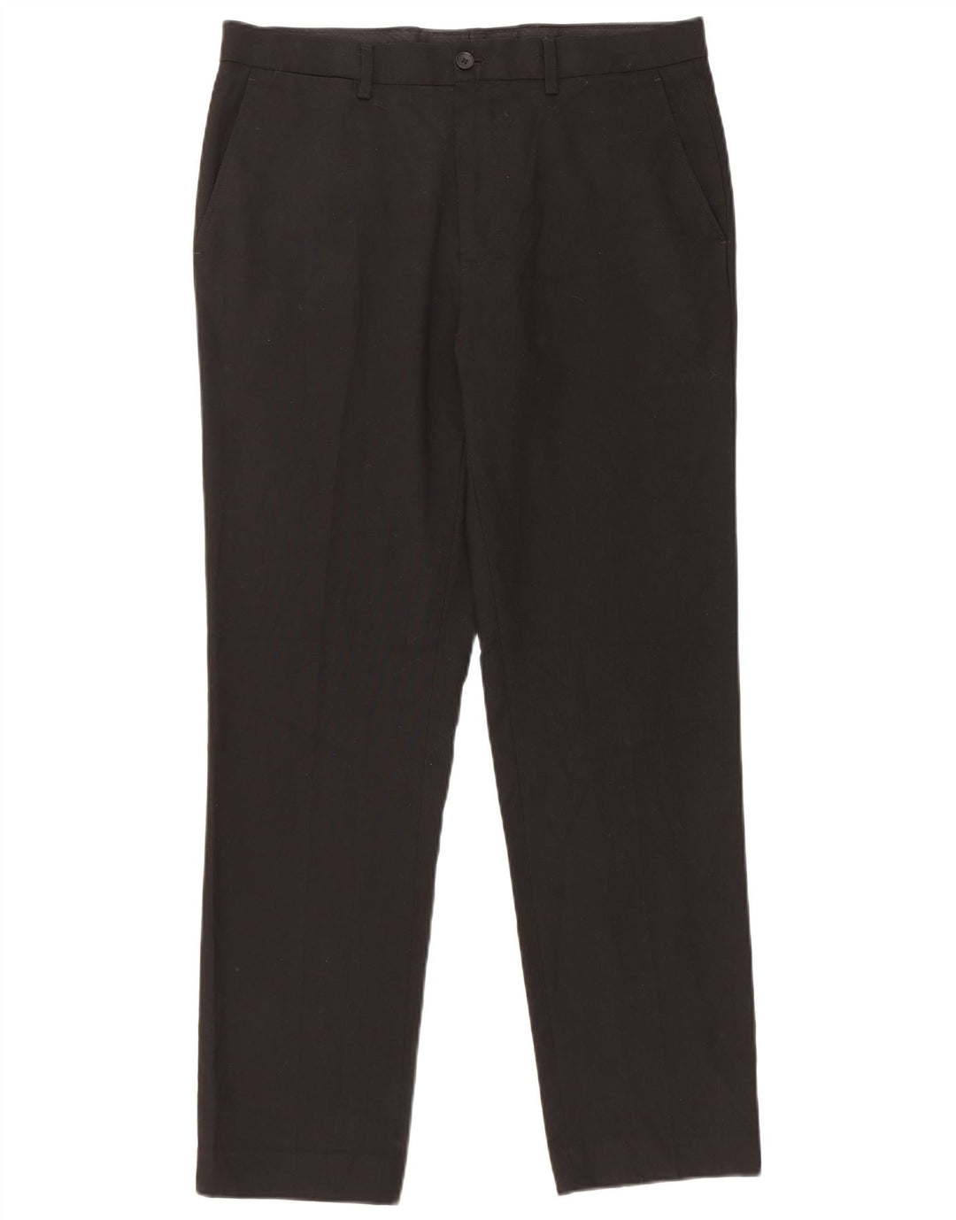 MARKS & SPENCER Herren Slim Fit Chinohose W34 L31 Schwarz Polyester