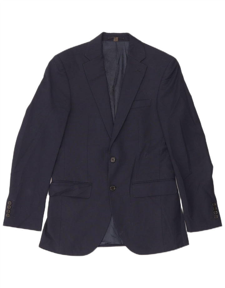 Marks & Spencer Herren-Blazer mit normaler Passform, Gr. 36, Marineblau