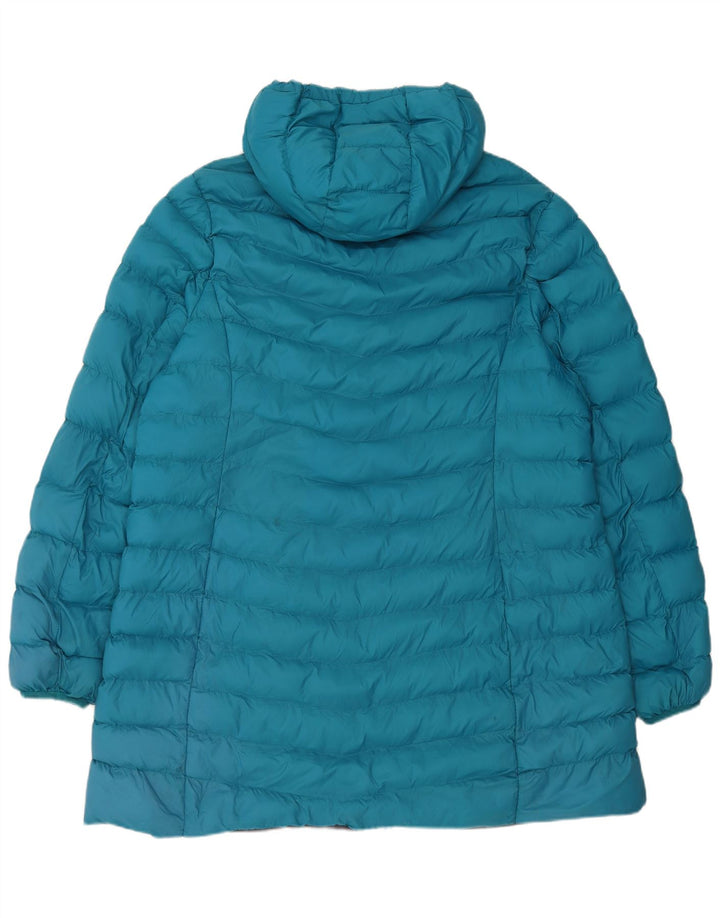 Mountain Warehouse Wattierter Damenmantel mit Kapuze, UK 20 2XL, Blau, Polyester
