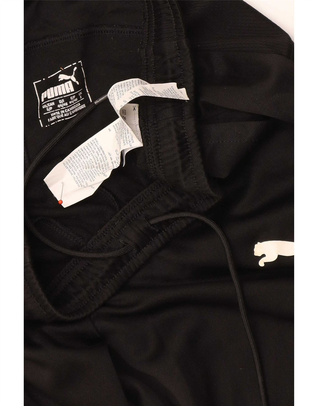 Puma Damen Trainingshose UK 8 Small Schwarz Polyester