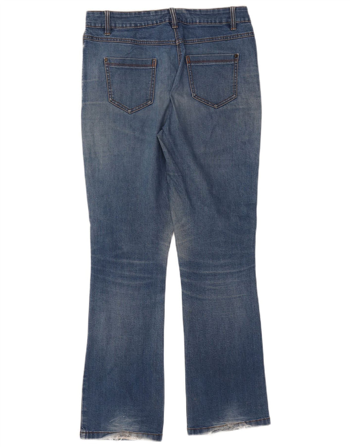 M&Co Damen Bootcut Jeans UK 10 Small W32 L31 Blaue Baumwolle