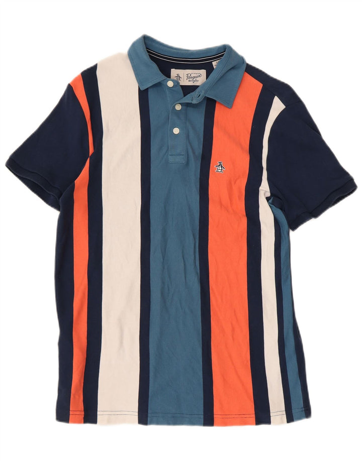 PENGUIN Herren-Poloshirt, klein, mehrfarbig, gestreift, Baumwolle