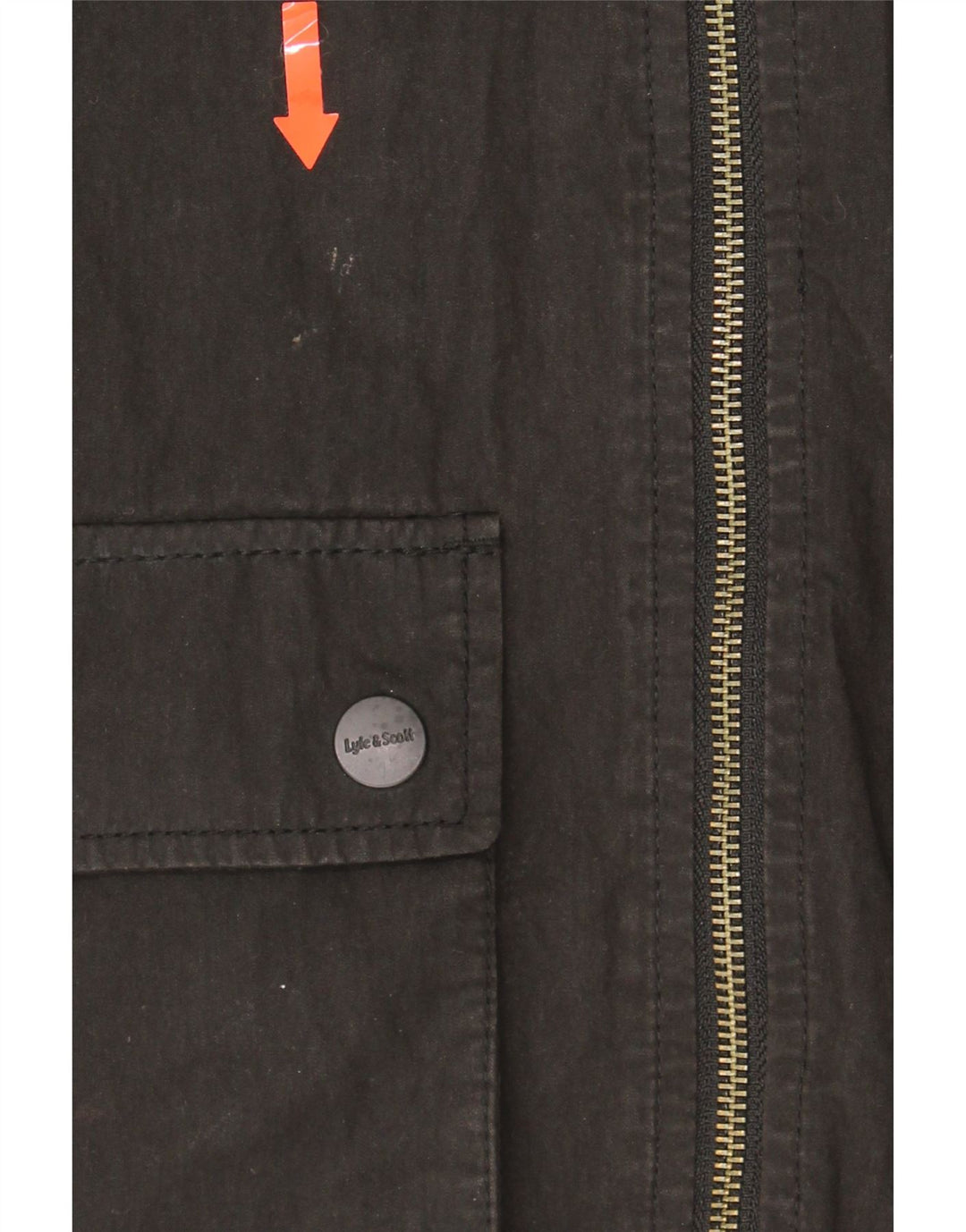 LYLE & SCOTT Mens Bomber Jacket UK 38 Medium Black Cotton Vintage Lyle & Scott and Second-Hand Lyle & Scott from Messina Hembry 