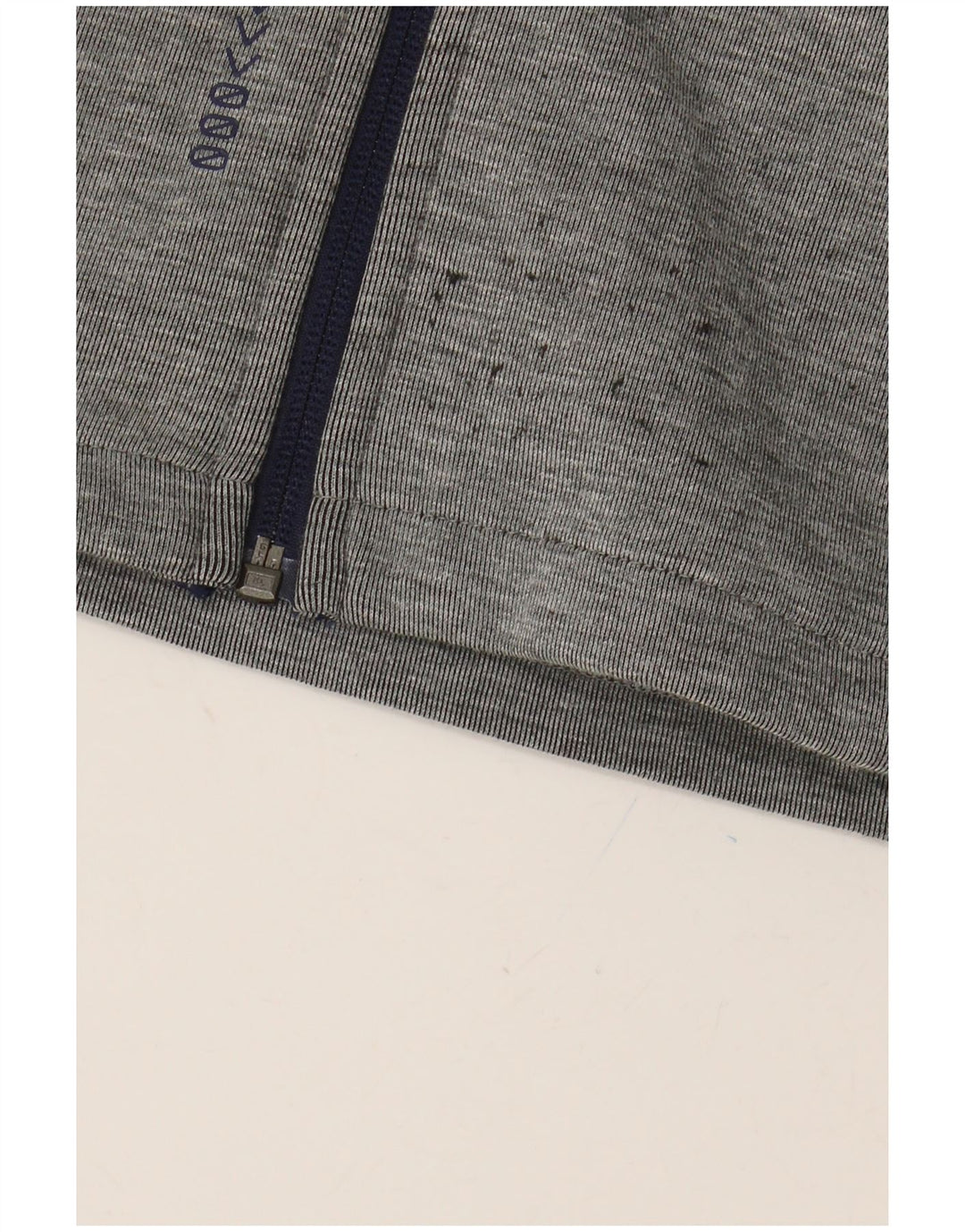 PUMA Jungen-Kapuzenpullover mit grafischem Reißverschluss, 9–10 Jahre, graues Farbblock-Polyester