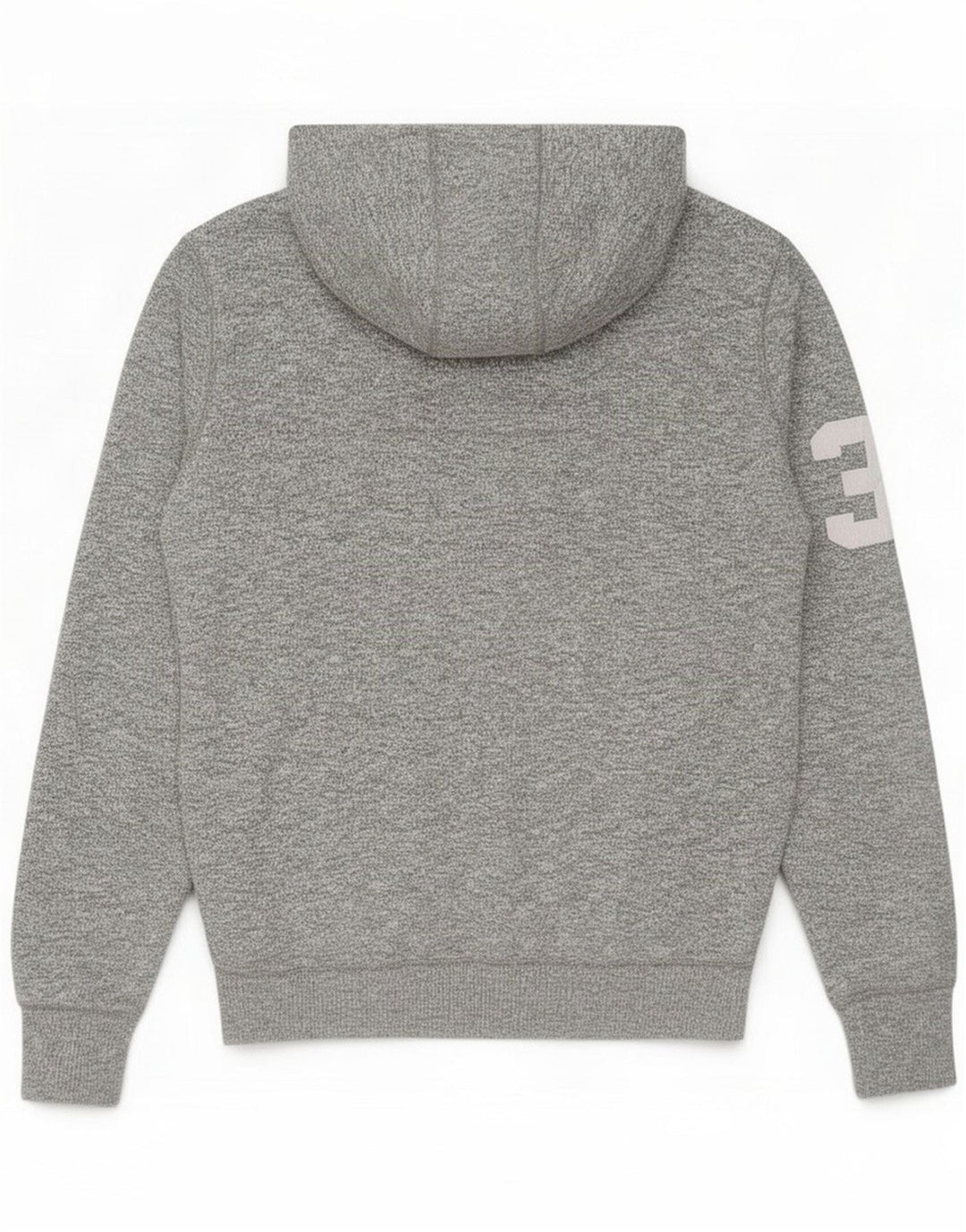 Diesel Mens Graphic Zip Hoodie Sweater Small Grey Polyester