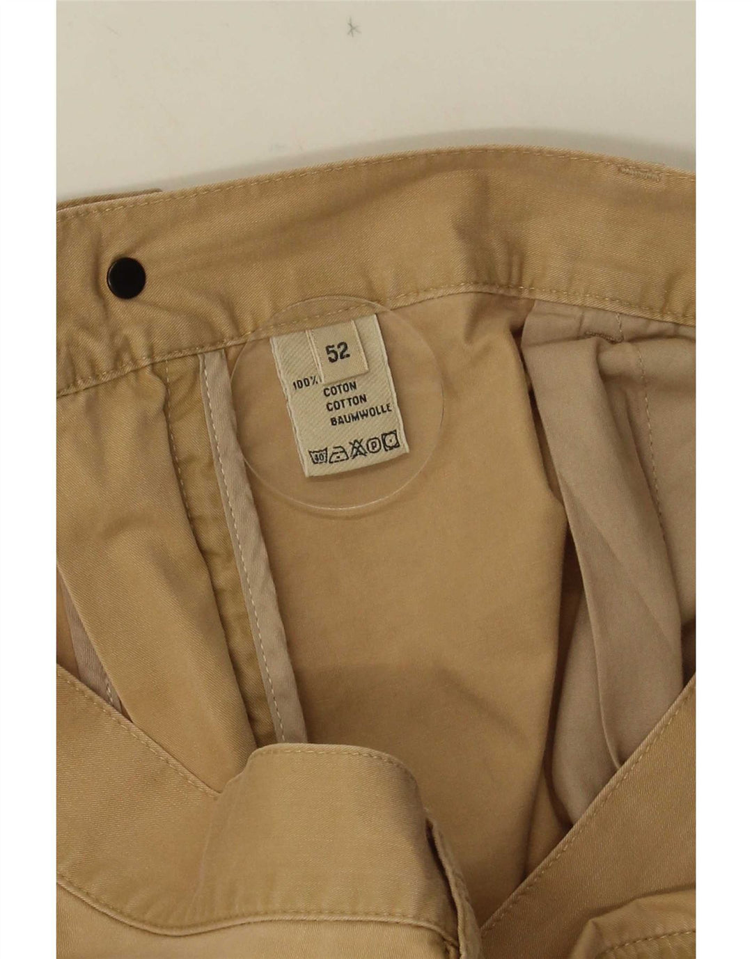 Fay Herren Chinoshorts IT 52 XL W36 Beige Baumwolle