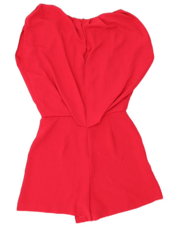 Zara Womens Playsuit UK 10 Small Rosa Polyester