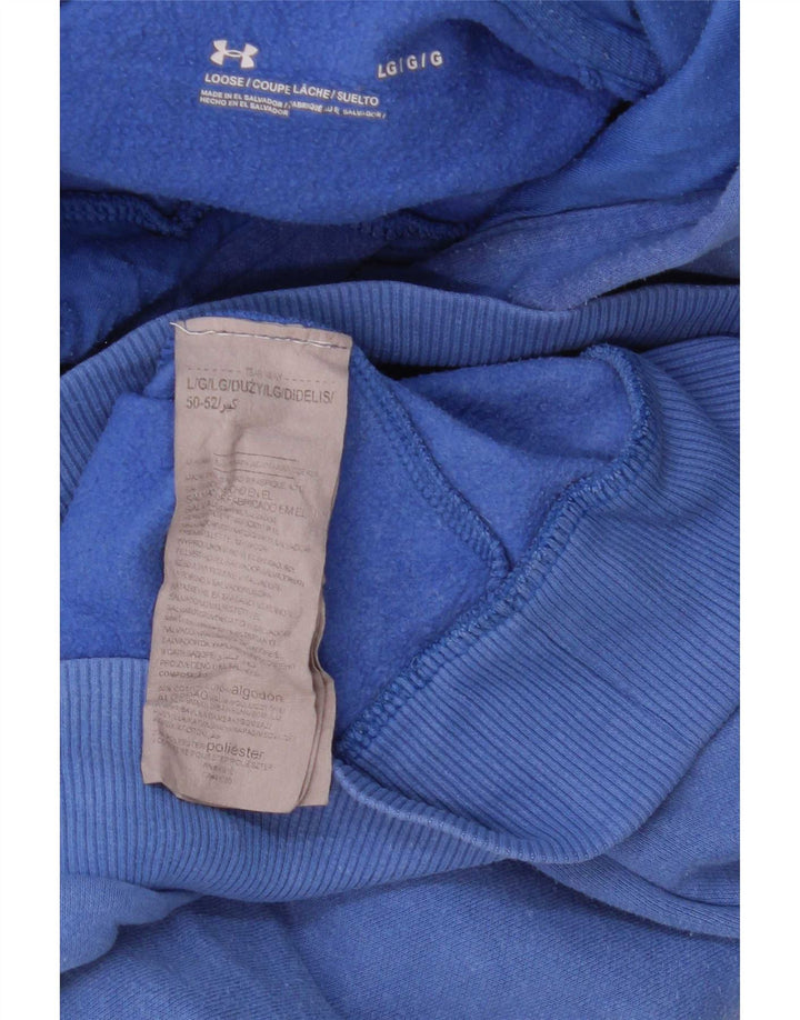 Under Armour Herren-Kapuzenpullover, groß, aus blauer Baumwolle