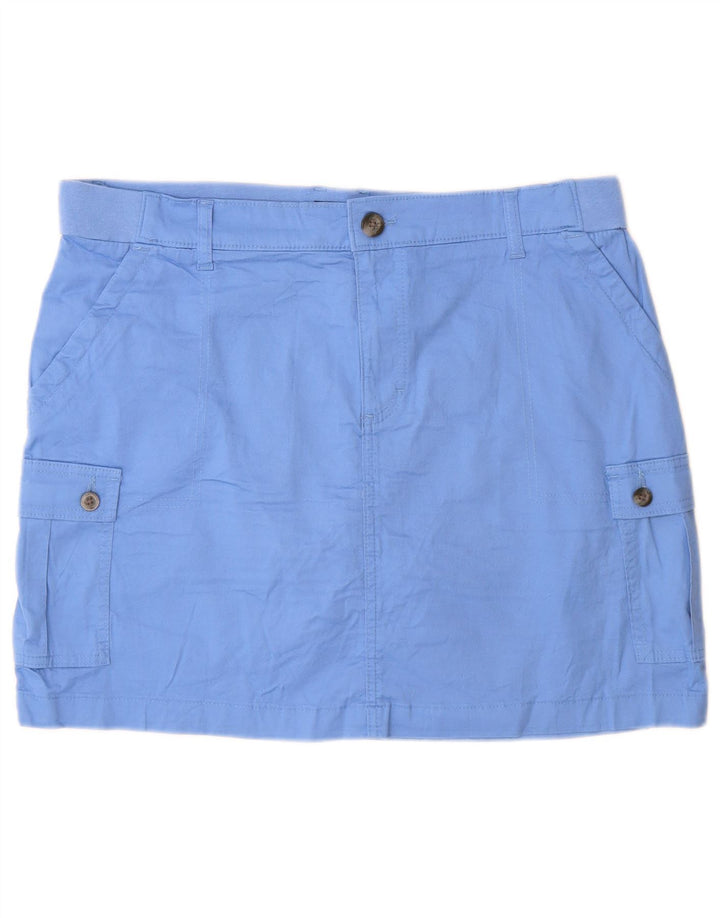 Lee Damen Mini-Cargorock US 16 2XL W36 Blaue Baumwolle
