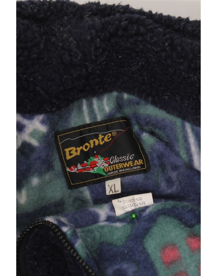 Bronte Herren Fleecejacke UK 42 XL Marineblau Polyester