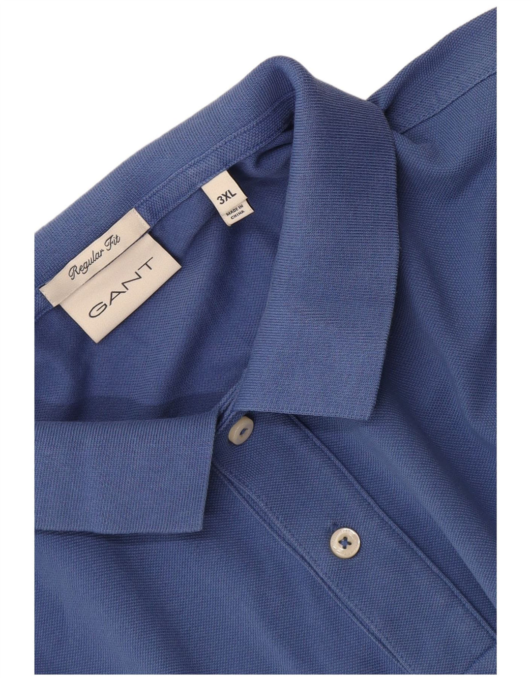 Gant Herren-Poloshirt mit normaler Passform, 3XL, Blau