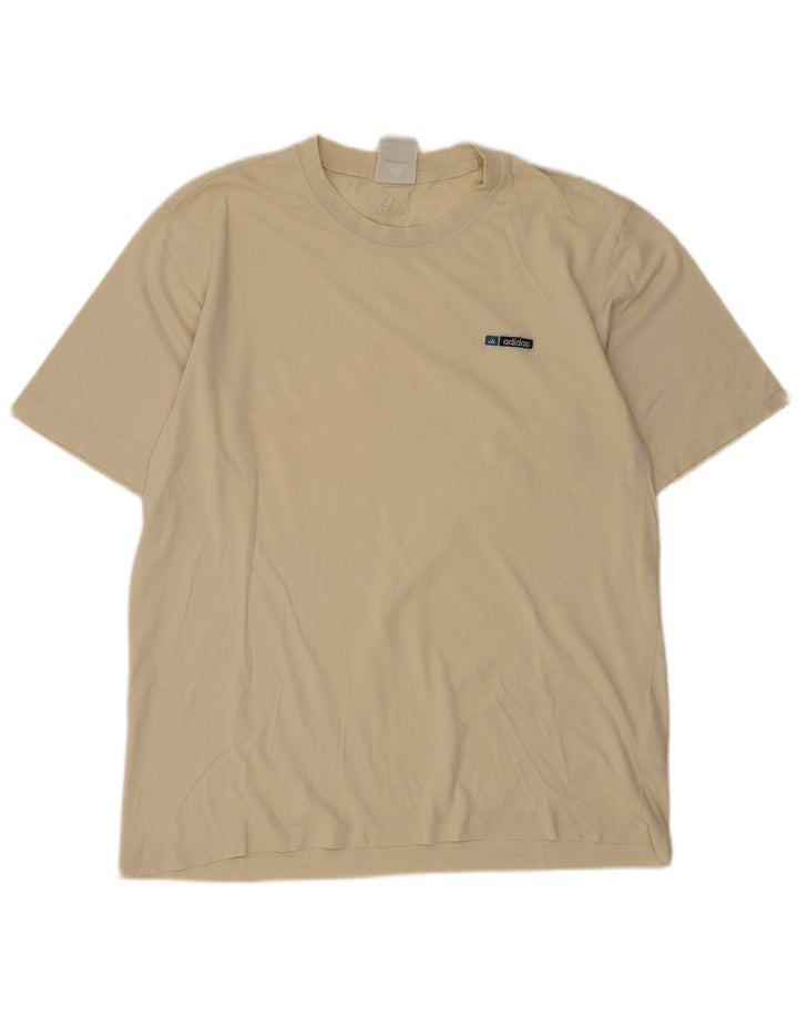 Adidas Herren T-Shirt Top Mittelbeige Baumwolle