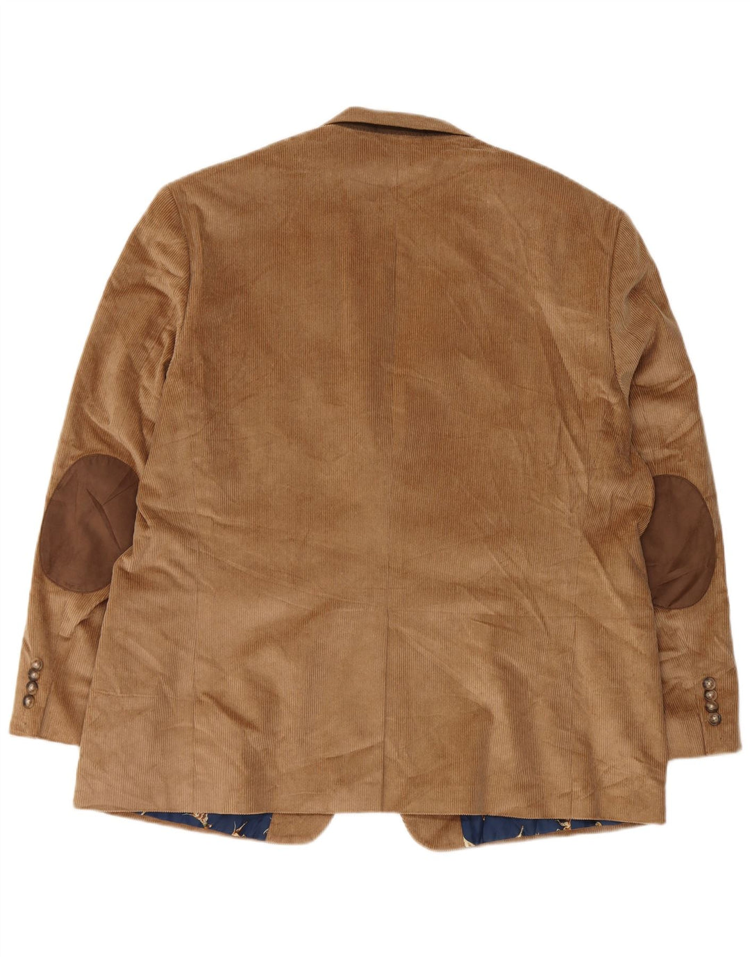 CHAPS Herren Cord-Blazer mit 2 Knöpfen, UK 48, 4XL, braune Baumwolle